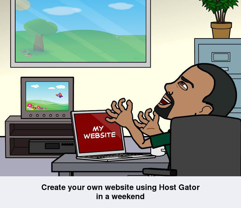 create your own website using host Gator in a weekend