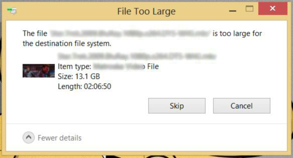 File too large