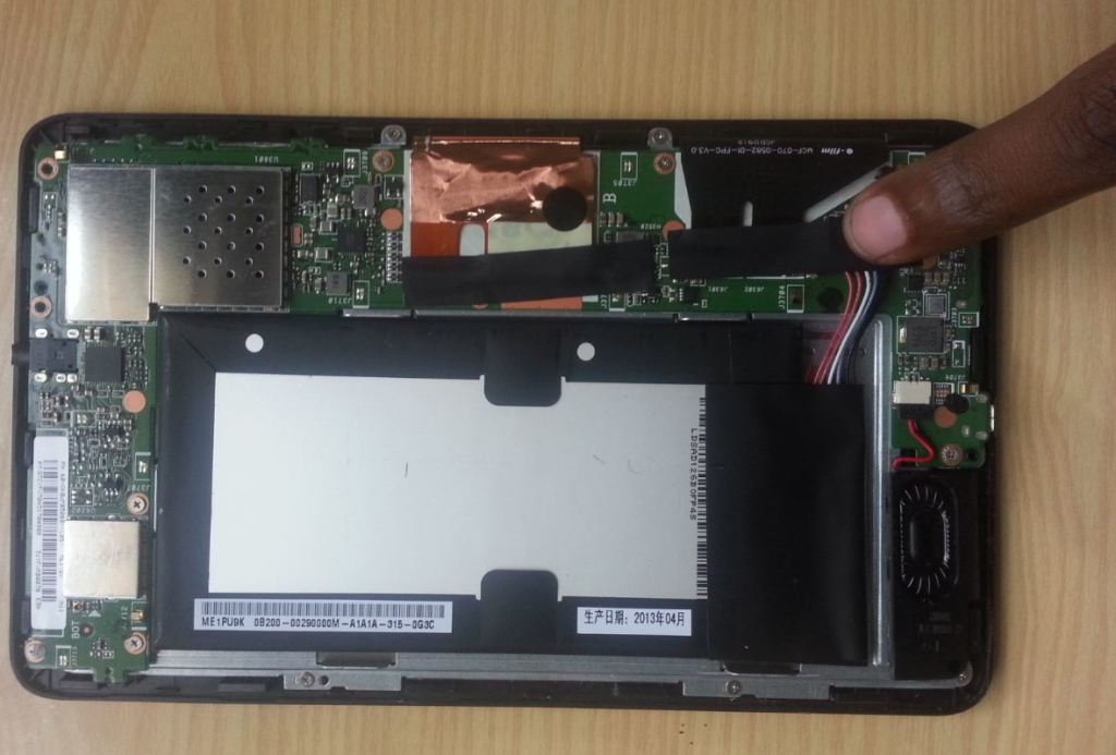 asus memo pad wont turn on