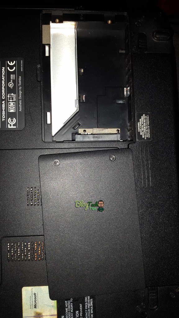 replacing laptop hard drive