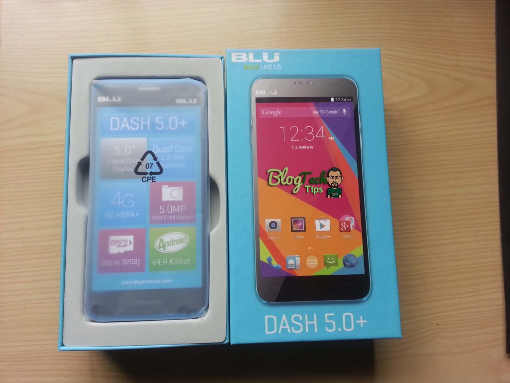 blu dash 5.0+