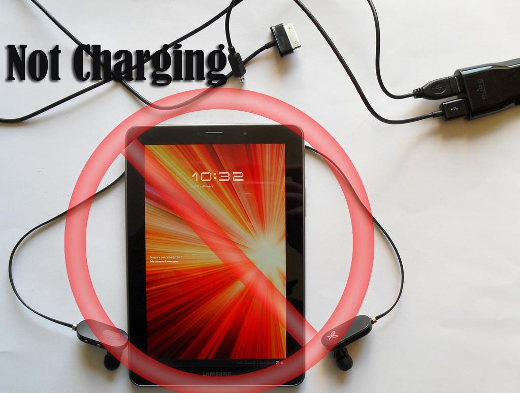 samsung tablet not charging