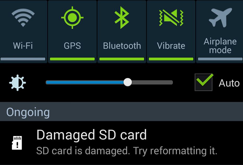 how to fix corrupted SD card on android without computer