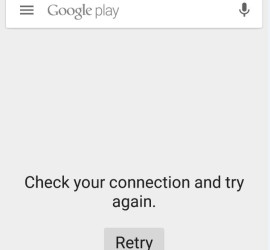 google play store no connection