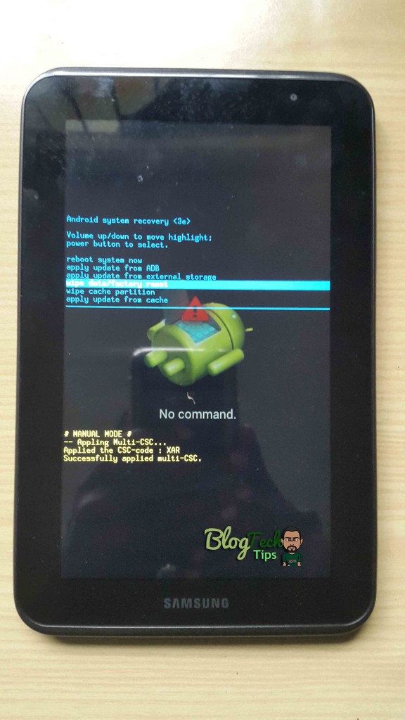 samsung galaxy tab 2 hard reset