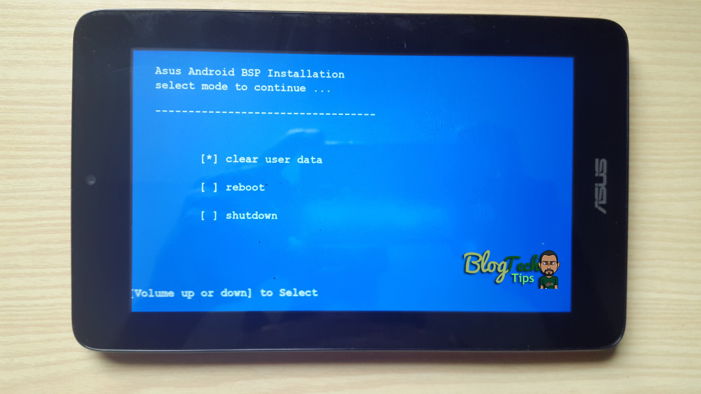 asus memo pad hard reset