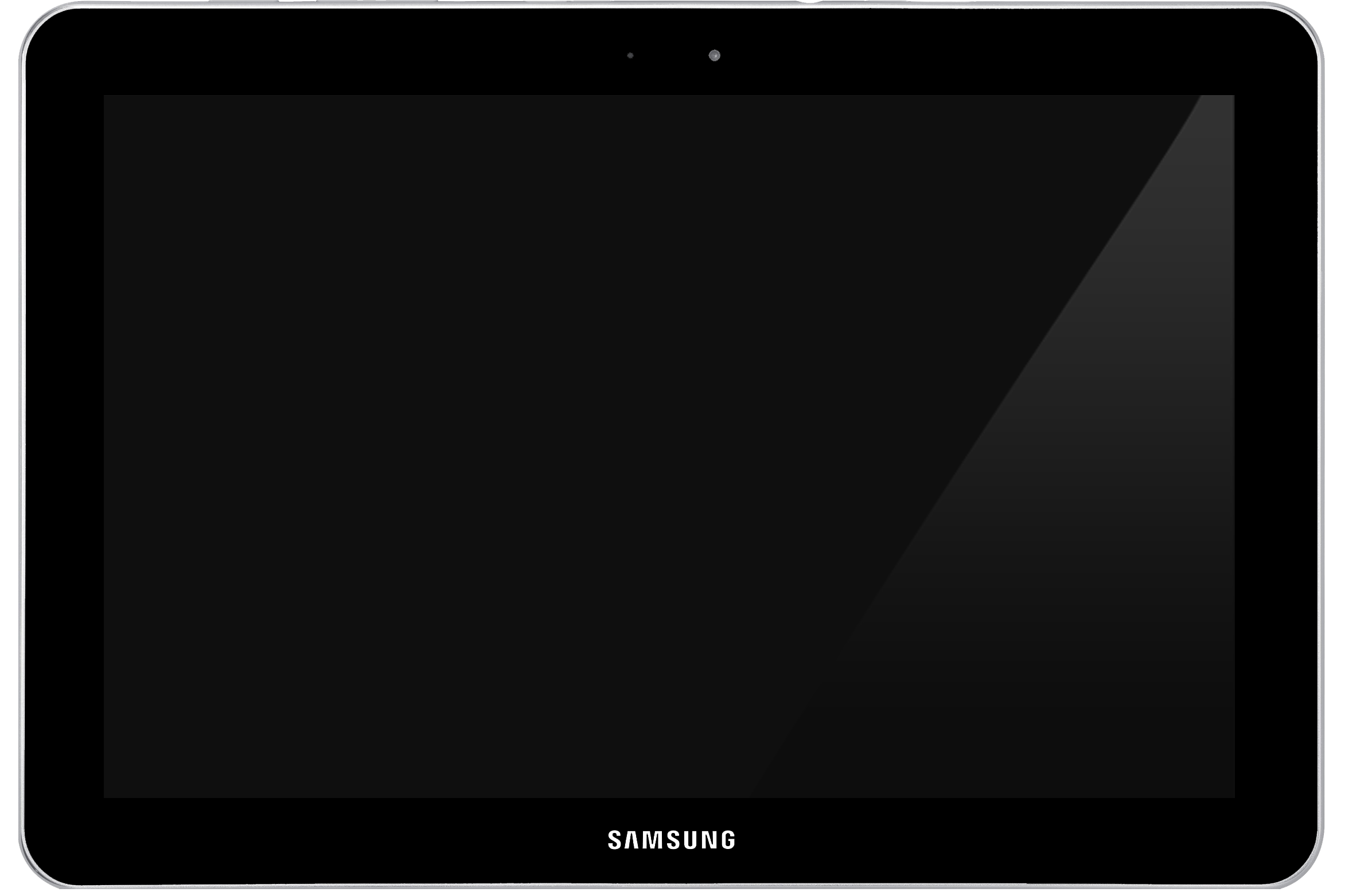 Samsung galaxy tab shop a black screen