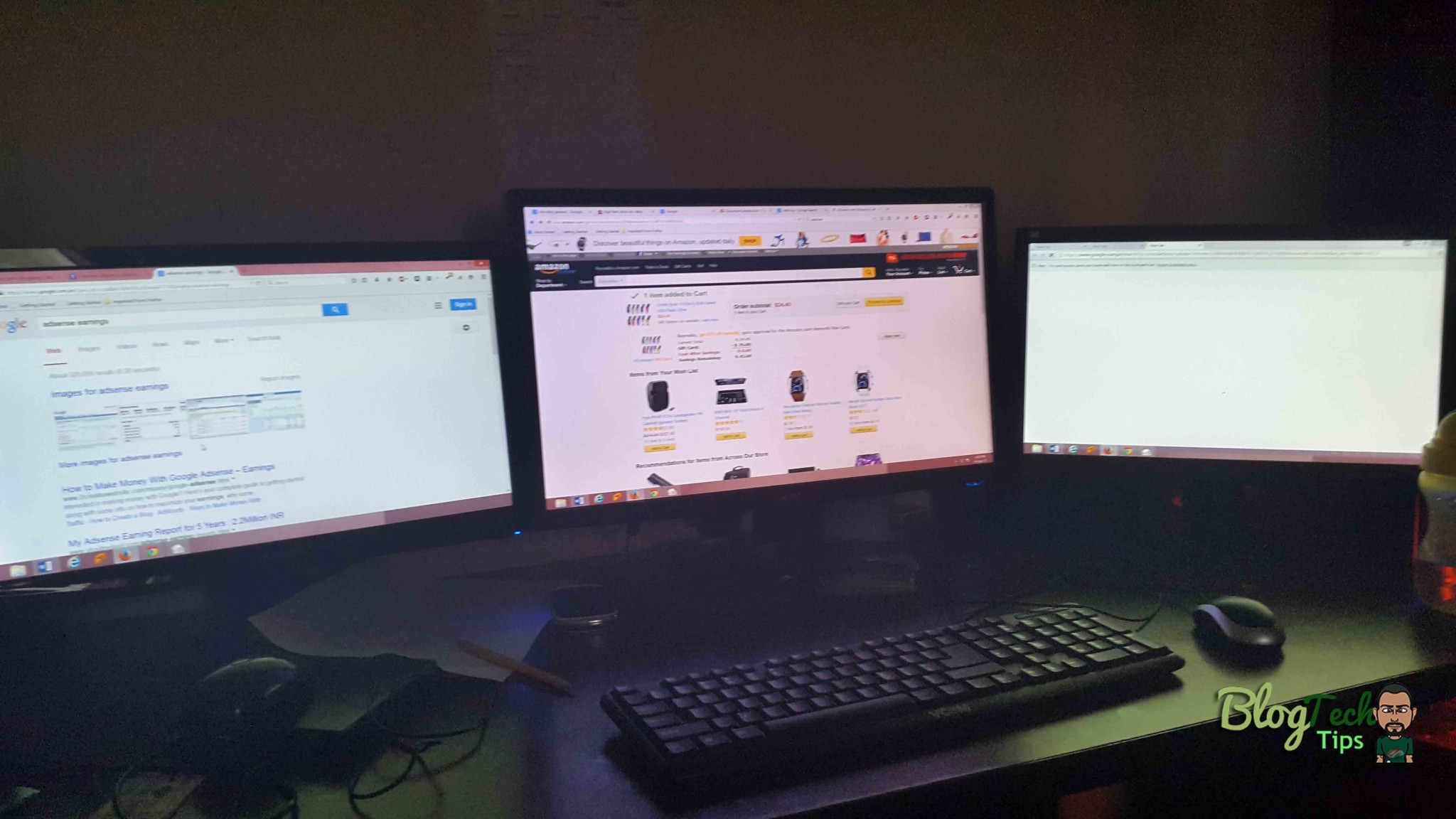 Triple Monitor Setup - BlogTechTips Triple Monitor Setup - BlogTechTips