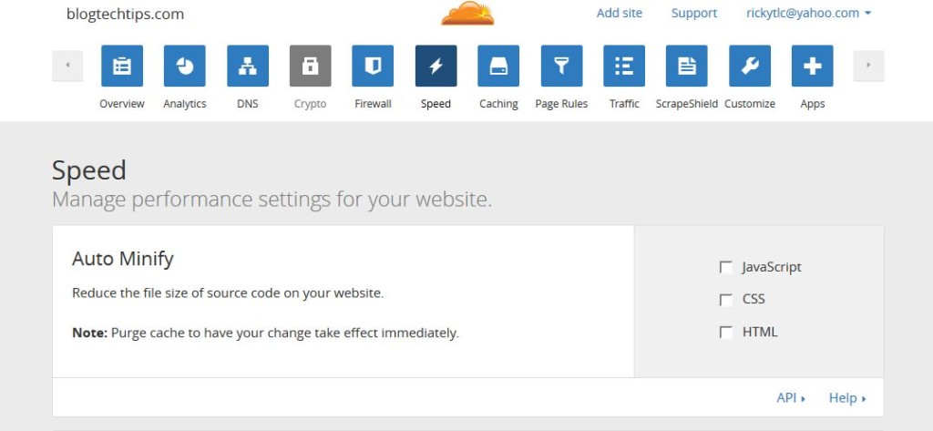 cloudflare auto minify cloudflare auto minify