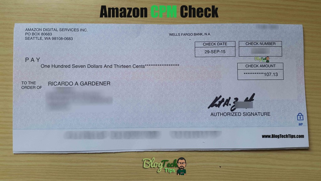 Amazon CPM Check