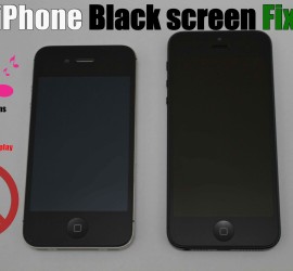 iPhone black screen