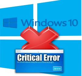 windows 10 critical error