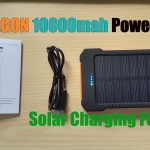 X-DRAGON 10000mah Power bank with Solar Charging