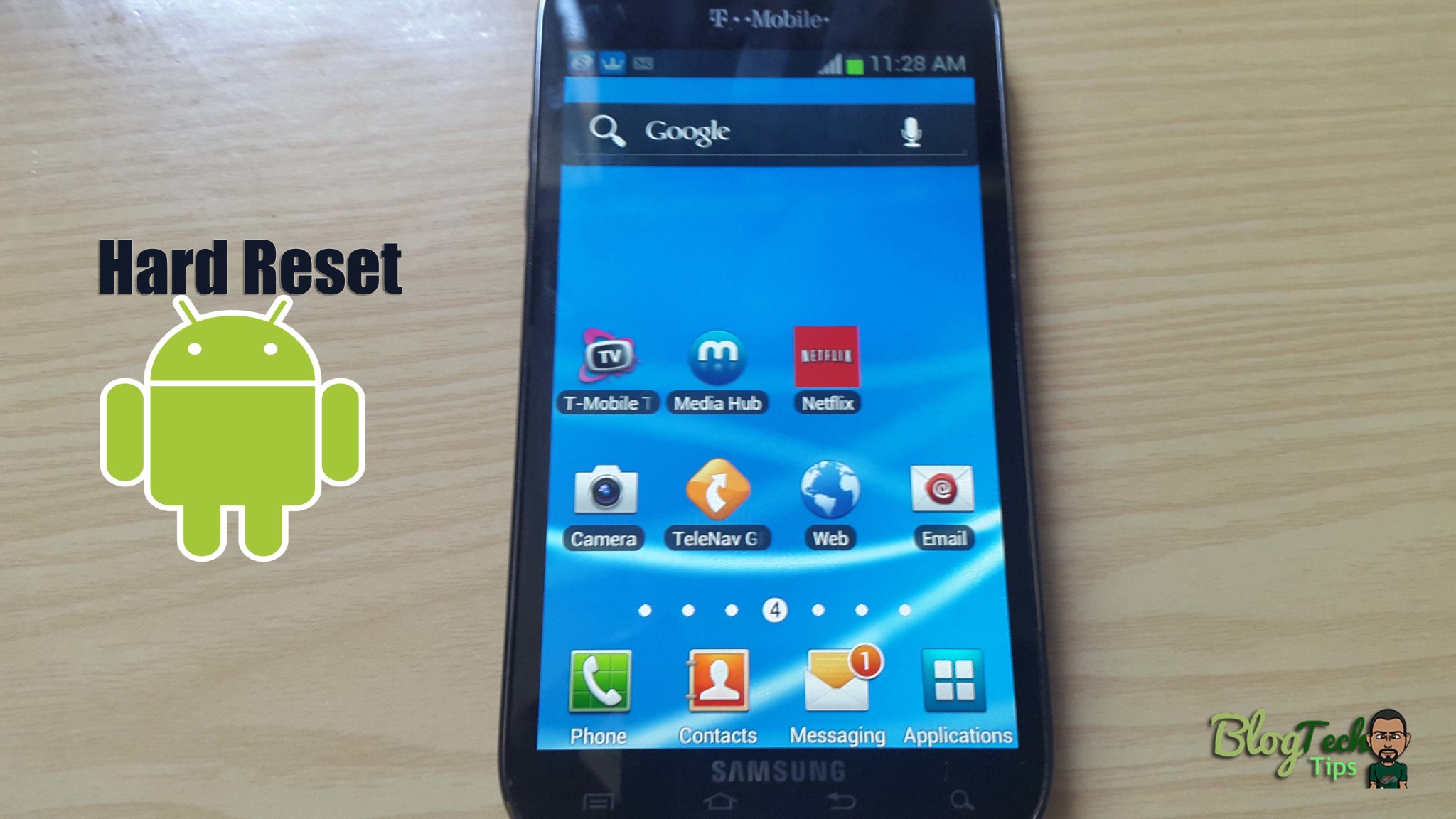 Ellende met tijd Dij How to factory reset Samsung Galaxy S2 T-Mobile - BlogTechTips