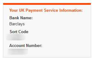 Payoneer UK direct deposit