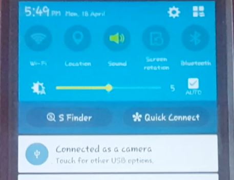 Cant see video files on Phone when connected to PC