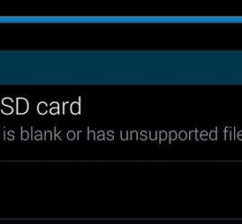 blank sd card