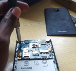 doogee dagger dg550 disassembly and LCD replacement