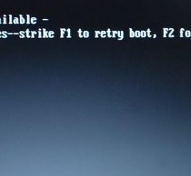 No Boot Device Available