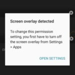 Screen Overlay Detected Android Fix