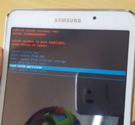 Hard reset galaxy Tab 4