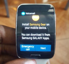 Samsung Gear S Hard reset