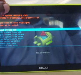 Hard Reset any BLU Tablet