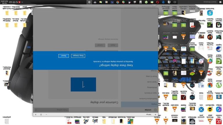 how do i rotate a laptop screen back to normal