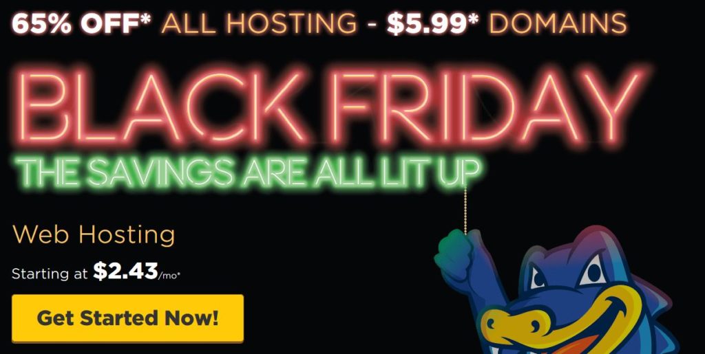 HostGator Black Friday Sale