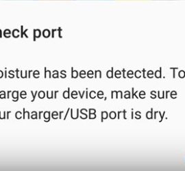 Galaxy S7 and S7 Edge moisture in charger port warning