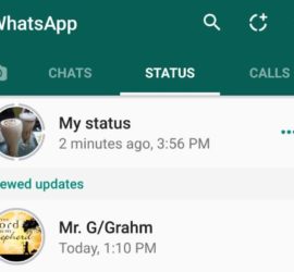 WhatsApp new status feature Add multiple slides