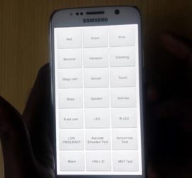 How to test Samsung Galaxy Hardware with Samsung codes