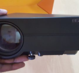 GooDee 130 inch Portable LED Home Theater Projector