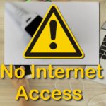 How to Fix Yellow Triangle or No Internet Access