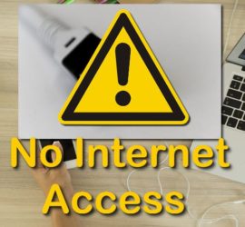 How to Fix Yellow Triangle or No Internet Access