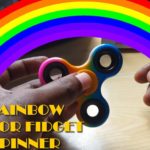 Rainbow colored Fidget Spinner