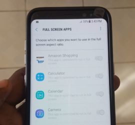 How to Make any app full screen on the Galaxy S8