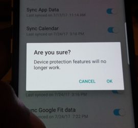 How to turn Factory Reset Protection off or on