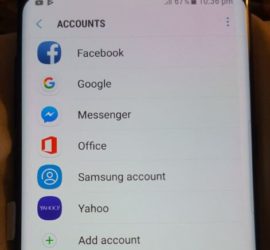 Add second Google account on Samsung Galaxy S8