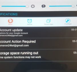 Tablet Storage space running out