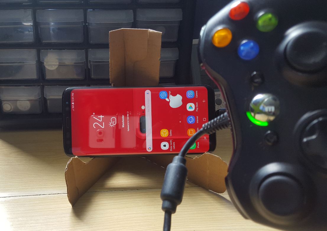 pdp wired controller on samsung s8
