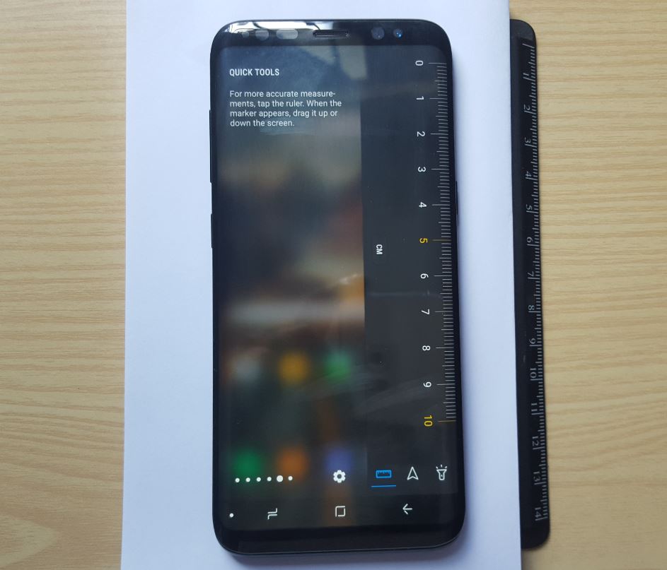 How to use your Galaxy S8 or S8 Plus as a Ruler