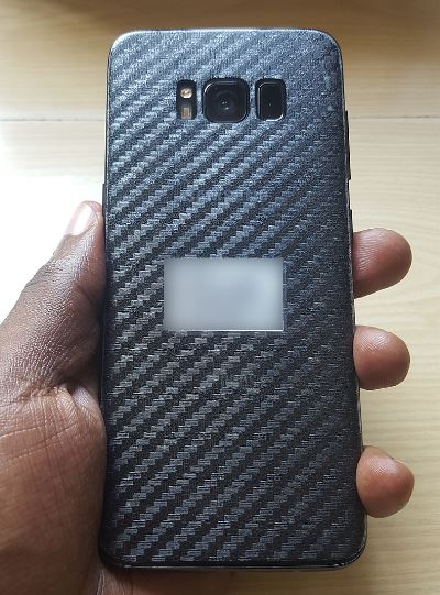 Carbon Fiber Back Cover Protector Film for Samsung Galaxy S8