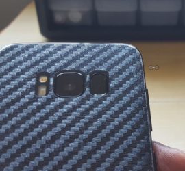 Carbon Fiber Back Cover Protector Film for Samsung Galaxy S8