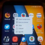 Samsung Galaxy S8 Menu Not Showing when long pressing App icons Fix