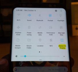 How to Turn off Always on Display Samsung Galaxy S8