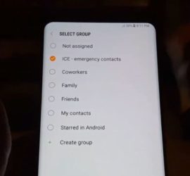 How to setup the ICE Contact Galaxy S8