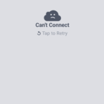 Can’t connect Tap to retry Facebook Fix