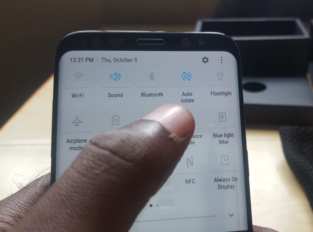 Auto Rotate Problem Galaxy S8
