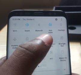 Auto Rotate Problem Galaxy S8